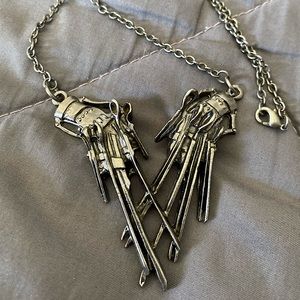 Edward Scissorhands necklace